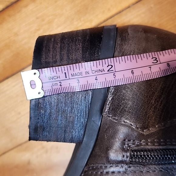 Vince Camuto VC-BENDRA mushroom brown high leather boots - Picture 8 of 9